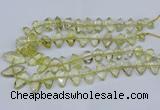 CNG5826 15.5 inches 8*18mm - 13*30mm freeform lemon quartz beads