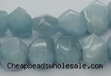 CNG5830 15.5 inches 12*16mm - 13*18mm faceted nuggets aquamarine beads