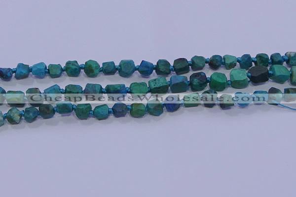 CNG5917 15.5 inches 4*6mm - 6*10mm nuggets rough chrysocolla beads