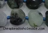 CNG5936 10*12mm - 10*14mm faceted freeform jade beads