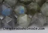 CNG6038 15.5 inches 12mm faceted nuggets labradorite beads