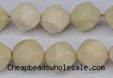 CNG6122 15.5 inches 8mm faceted nuggets jasper beads