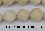 CNG6196 15.5 inches 10mm faceted nuggets jasper beads