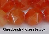 CNG6291 15.5 inches 14mm faceted nuggets candy jade beads