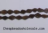 CNG6332 15.5 inches 14*18mm - 16*22mm freeform smoky quartz beads