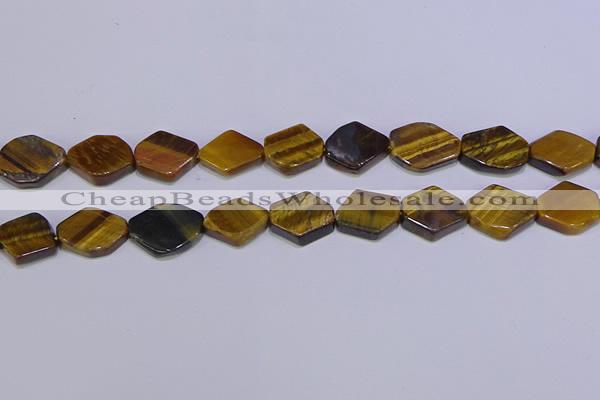 CNG6345 15.5 inches 14*18mm - 16*22mm freeform yellow tiger eye beads