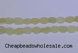 CNG6356 15.5 inches 14*18mm - 16*22mm freeform matte lemon quartz beads