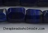 CNG6431 15.5 inches 15*20mm faceted nuggets lapis lazuli beads