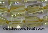 CNG6806 15.5 inches 5*8mm - 8*12mm nuggets lemon quartz beads