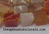 CNG6824 15.5 inches 5*8mm - 8*12mm nuggets sunstone beads