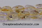 CNG6856 15.5 inches 8*12mm - 10*14mm nuggets citrine beads