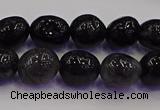 CNG6868 8*12mm - 10*14mm nuggets black rutilated quartz beads