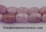 CNG6877 15.5 inches 8*12mm - 10*14mm nuggets pink kunzite beads