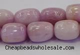 CNG6878 15.5 inches 12*16mm - 13*18mm nuggets pink kunzite beads