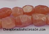 CNG6902 15.5 inches 12*16mm - 13*18mm faceted nuggets moonstone beads