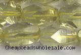 CNG6955 10*14mm - 13*18mm faceted nuggets lemon quartz beads