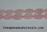 CNG7051 15.5 inches 25*35mm - 30*45mm freeform rose quartz beads