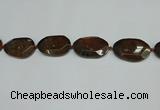 CNG7106 15.5 inches 25*35mm - 35*45mm faceted freeform Indian agate beads