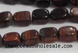 CNG711 15.5 inches 10*14mm nuggets red tiger eye beads wholesale