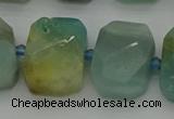 CNG7201 15.5 inches 13*18mm - 15*20mm faceted freeform amazonite beads