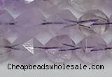 CNG7218 15.5 inches 12mm faceted nuggets amethyst beads wholesale