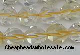 CNG7232 15.5 inches 10mm faceted nuggets citrine gemstone beads