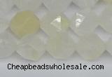 CNG7287 15.5 inches 10mm faceted nuggets white moonstone beads