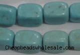 CNG730 15.5 inches 15*18mm nuggets synthetic turquoise beads wholesale