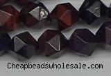 CNG7317 15.5 inches 10mm faceted nuggets purple tiger eye beads