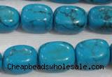 CNG732 15.5 inches 13*18mm nuggets synthetic turquoise beads wholesale