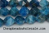 CNG7430 15.5 inches 6mm faceted nuggets apatite gemstone beads