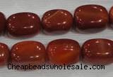 CNG747 15.5 inches 13*18mm nuggets red agate beads wholesale