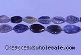 CNG7527 18*25mm - 25*35mm faceted freeform Botswana agate beads