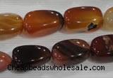 CNG753 15.5 inches 14*20mm nuggets agate beads wholesale