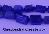 CNG7646 15.5 inches 5*7mm - 8*10mm nuggets blue kyanite beads