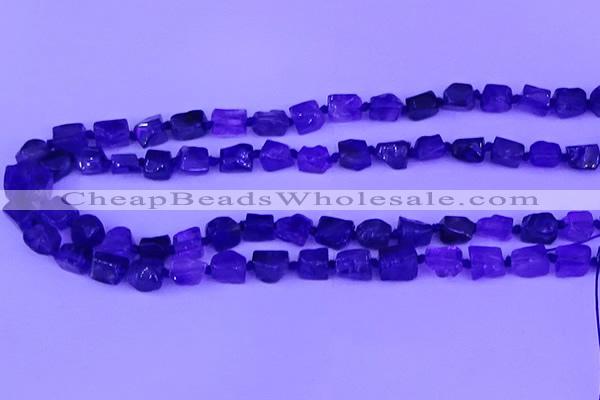 CNG7647 15.5 inches 5*6mm - 8*9mm nuggets amethyst beads