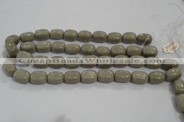 CNG780 15.5 inches 15*20mm nuggets jasper beads wholesale