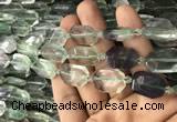 CNG7806 15.5 inches 13*18mm - 18*25mm faceted freeform fluorite beads