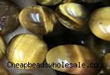 CNG8048 15.5 inches 8*10mm nuggets yellow tiger eye beads