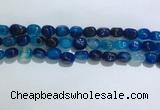 CNG8121 15.5 inches 8*12mm nuggets agate beads wholesale