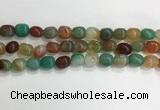 CNG8122 15.5 inches 8*12mm nuggets agate beads wholesale