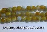 CNG8131 15.5 inches 8*12mm nuggets striped agate beads wholesale