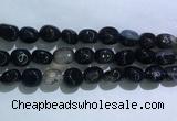 CNG8161 15.5 inches 10*14mm nuggets agate beads wholesale