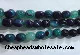 CNG8162 15.5 inches 10*14mm nuggets agate beads wholesale