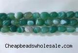 CNG8191 15.5 inches 10*14mm nuggets striped agate beads wholesale