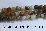 CNG8195 15.5 inches 10*14mm nuggets striped agate beads wholesale