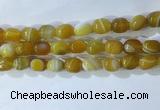 CNG8265 15.5 inches 13*18mm nuggets striped agate beads wholesale