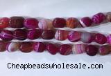 CNG8268 15.5 inches 13*18mm nuggets striped agate beads wholesale