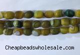 CNG8276 15.5 inches 13*18mm nuggets striped agate beads wholesale