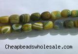 CNG8312 15.5 inches 15*20mm nuggets striped agate beads wholesale